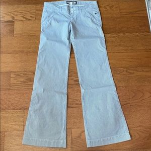 Abercrombie & Fitch Girls pinstripe flares.